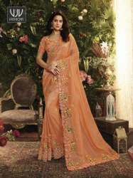 Designer embroidered party wear Saree