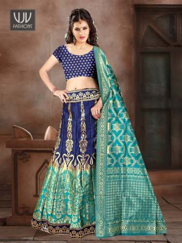 Designer silk Lehnega Choli