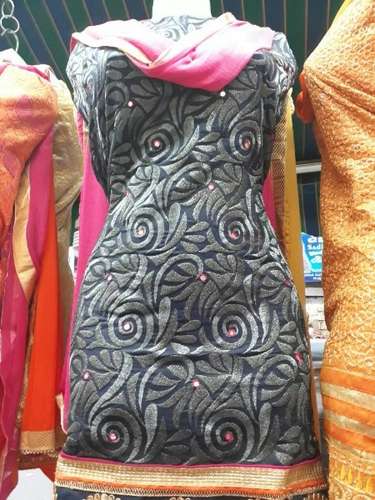 Designer Dress Material with Dupatta  by Bharati Brothers
