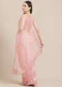 Get Inddus Brand Pink Embroidered Saree thumb 2