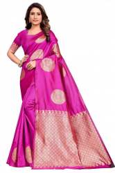 Get Art Silk Kanjivaram Saree By SJ Trendz Brand