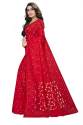 Get Red Jamdani Cotton Silk Saree By SJ Trendz  thumb 2