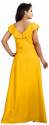 Get Crepe A-line Yellow Gown By VD Enterprise  thumb 1