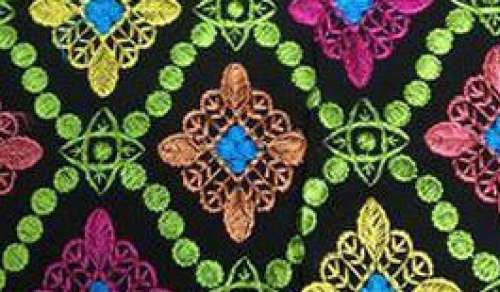 Designer Embroidery Fabric
