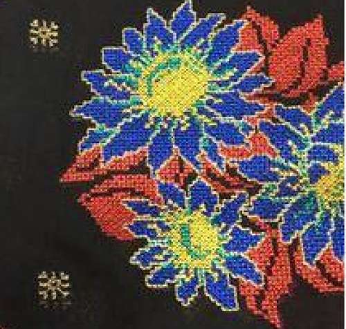 hand embroidery fabric by J K Enterprise