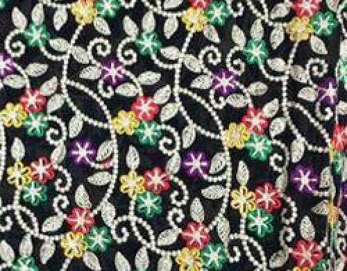 Multicolor Embroidered Fabric by J K Enterprise