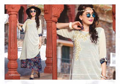 FashionIsta Rayon Printed Kurti  by mk fashion