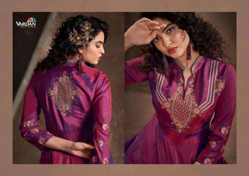 Vardan Designer Presents Apsara Vol 1 silk Ethnic Gown  by Vardan Designer