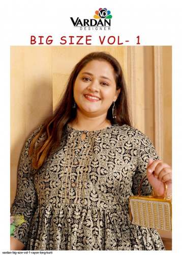 Vardan Present Big Size vol 1 Rayon Kurti Set 