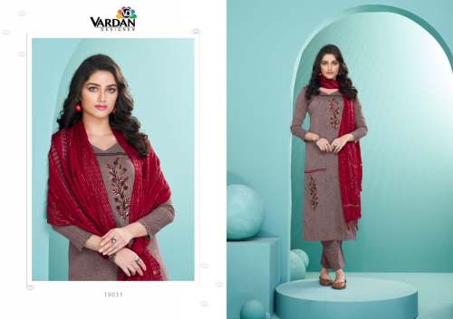 Vardan Radhika 3 Readymade Embroidered Suit  by Vardan Designer