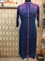 Embroidered Straight Kurtis  thumb 2