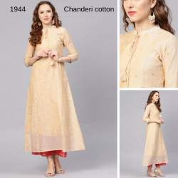 Long Chandri Fancy kurtis