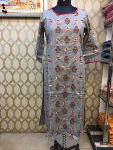 Printed Fancy Embroidery Kurtis﻿