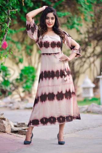 printed rayon kurti