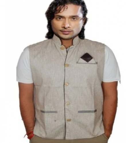 Mens Sleeveless Nehru Jacket by Bhairav Yarns Pvt Ltd