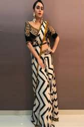 Black N White Saree LT-24