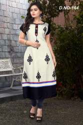 Designer Crepe Kurti