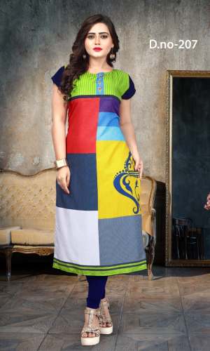 Designer Crepe  Kurtis