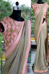 Designer Embroidery Saree LT-38