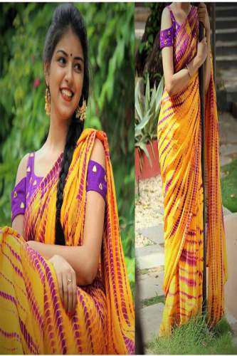 Floral Print Saree LT-44