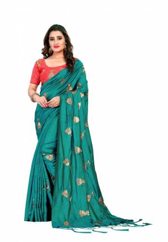 Georgette Saree With Blouse by Destiny Fashion Hub