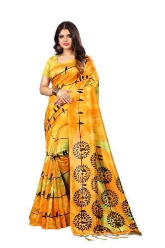 Khadi Printed Saree by Destiny Fashion Hub