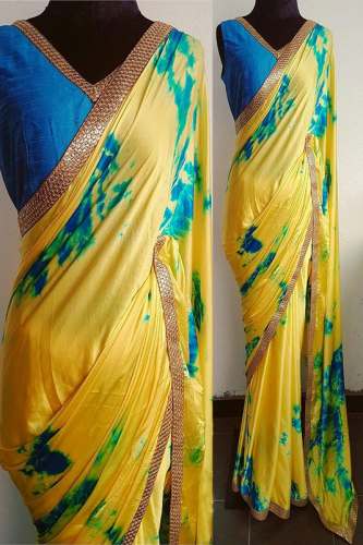 Stylish Japan Crepe Saree LT-15