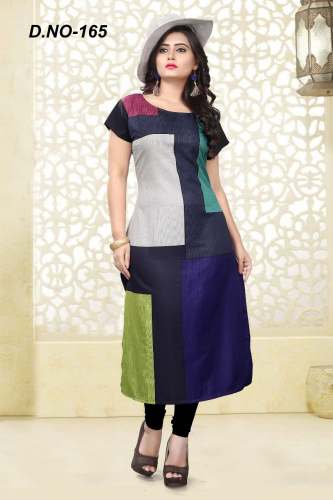 New Digital Printed American Crepe Kurti