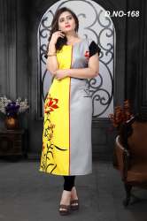 Printed Crepe Kurtis