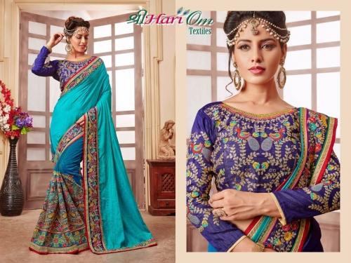 Silk Heavy Embroidery Sarees