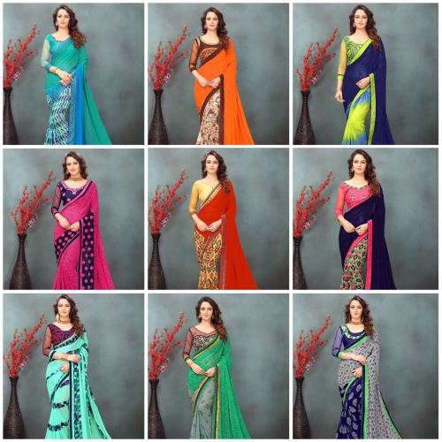 Ladies Georgette Sarees
