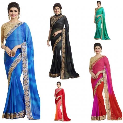 Georgette Fancy Sarees