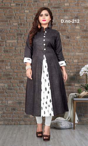 Trendy Khadi Cotton Kurti