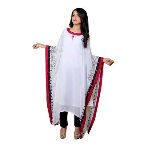 Party wear White Kaftan by Om Apparels