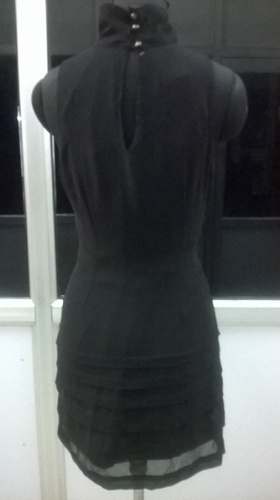 Ladies Black Georgette Dress