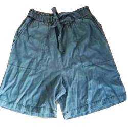 Ladies Blue Denim Short