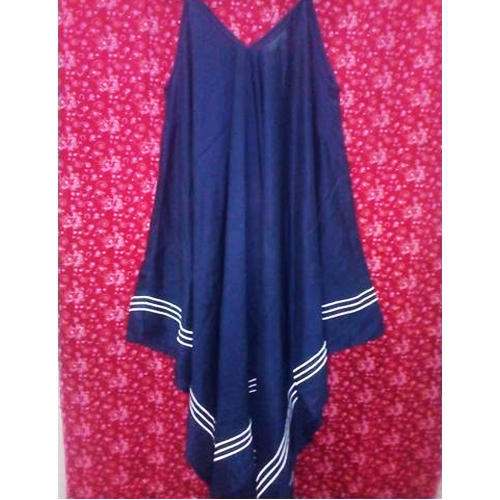 Ladies Blue Noodle Strap Top