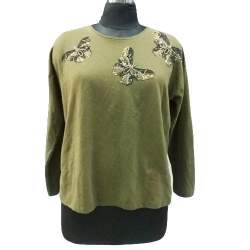 Ladies Butterfly Knit Top