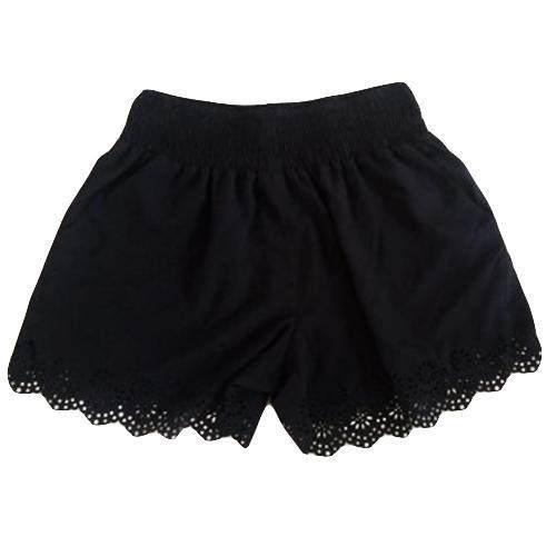 Ladies Lace Satin Short by Almoda Apparels