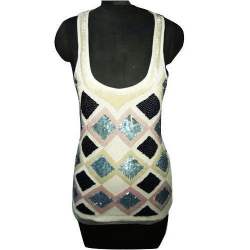 Ladies Sequin Tank Top
