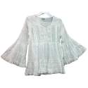ladies-white-net-frill-bell-sleeves-top