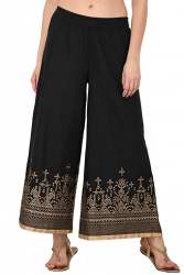 Buy Black Fancy Palazzo Set By Pistaa Brand