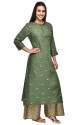Get Fancy Ladies Viscose Kurti Palazzo Set thumb 2