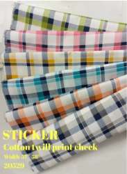 Casual Cotton Twill Print Shirting Fabric