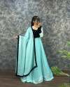 Fendy Silk With Velvet Sequence Work Gown thumb 10