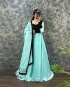 Fendy Silk With Velvet Sequence Work Gown thumb 3