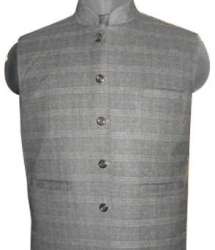Check Tweed Waistcoat
