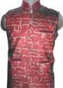 Printed Velvet Waistcoat