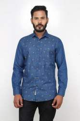 denim casual shirt