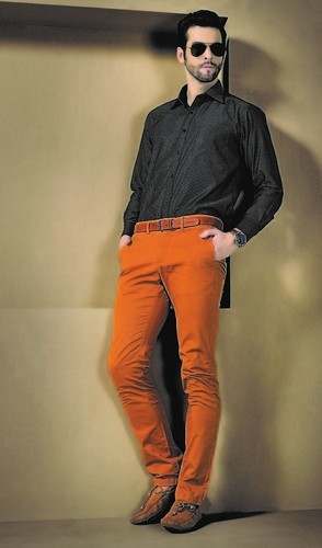 mens stretchable pant by Adinath Traders